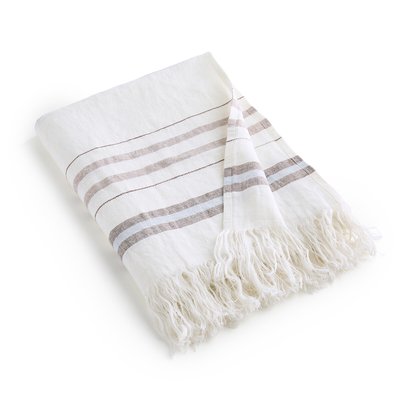 Plaid fouta in lino rigato, Lagoa AM.PM