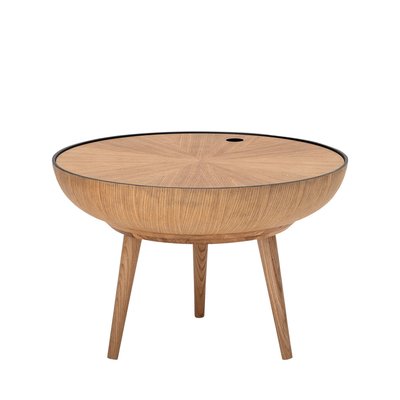 Table basse en chêne naturel / noir - RONDA BLOOMINGVILLE