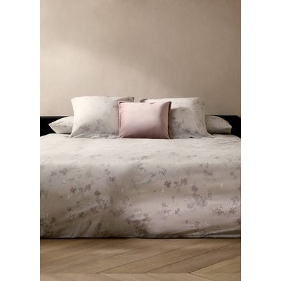 Housse de couette coton percale imprimé fleur romantique lit 180/200 cm MANGO HOME