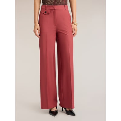 Pantalon palazzo à pli marqué MOTIVI