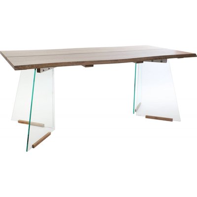 Table de salon verre et bois Scandi RECOLLECTION