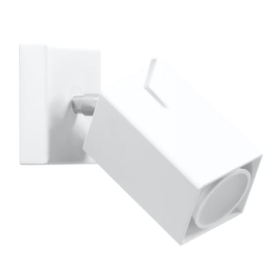 Applique Acier Blanc GU10 1 Merida EDEN