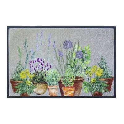 Tapis decor caoutchouc & nylon AROMATES GARNIER THIEBAUT