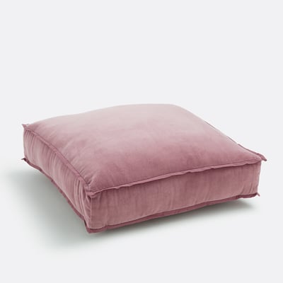 Coussin de sol velours, 50 x 50 cm, Alette LA REDOUTE INTERIEURS