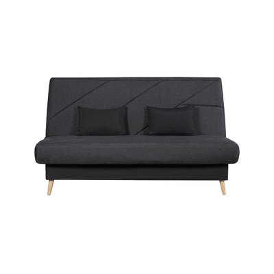 Banquette convertible ZEPHIR clic clac, couchage 130x190, avec 2 coussins OFFERTS, Aba perle RELAXIMA