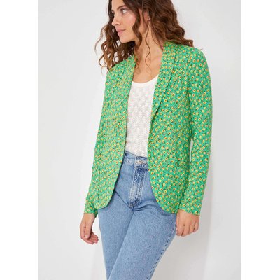 Veste imprimée souple ajustée Ecovero CATLINE LA FIANCÉE