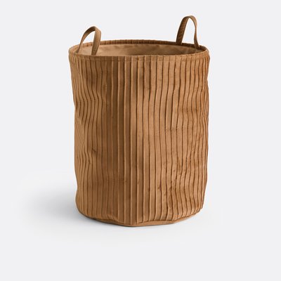 Корзина для белья из велюра с плиссировкой Velvetas LA REDOUTE INTERIEURS