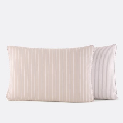 Edward Cotton Percale Pillowcase LA REDOUTE INTERIEURS
