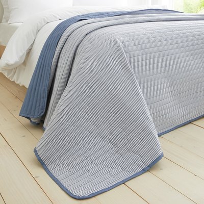 Stripe Quilted Reversible Bedspread CATHERINE LANSFIELD