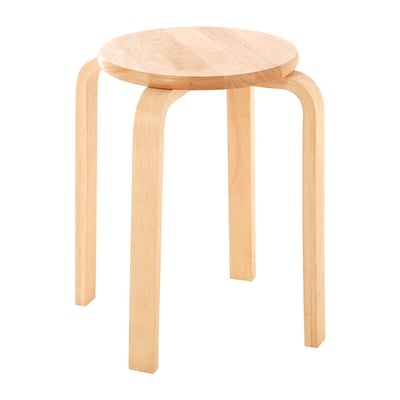 Hattie Heavea Wood Stackable Stool SO'HOME