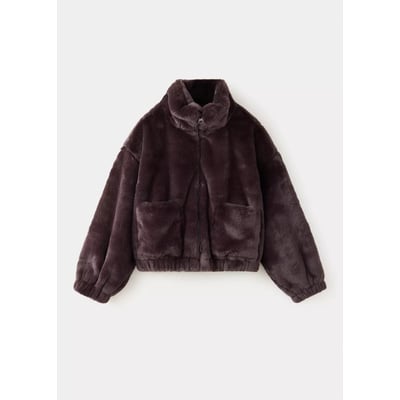 Veste imitation fourrure MANGO KIDS