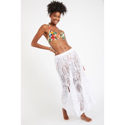 Jupe fendue blanche shop