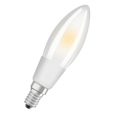 Ampoule Led Flamme Verre Dépoli Dimmable 5w=40w Blanc Chaud E14 OSRAM