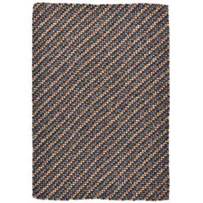 Tapis salon Pixel laine feutrée balles rondes THEKO