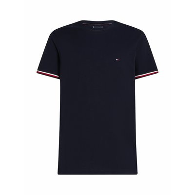 T-shirt con bordi a contrasto TOMMY HILFIGER