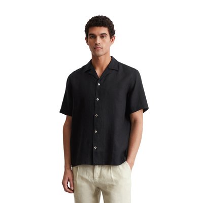 Chemise à manches courtes regular en pur lin MARC O'POLO