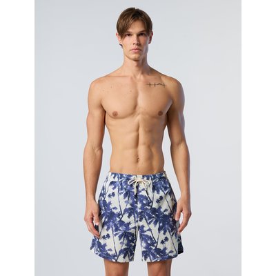 Short de bain à imprimé délavé NORTH SAILS