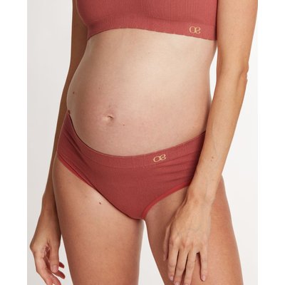 Slip taille basse de maternité Zoé terracotta CACHE COEUR