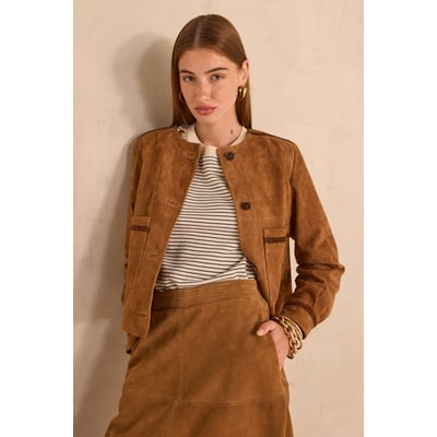 Veste à manches longues en suède BETTY Maison 123
