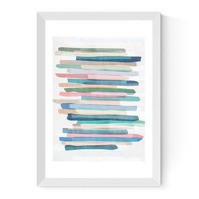 Pastel Stripes by Mareike Boehmer Print EAST END PRINTS