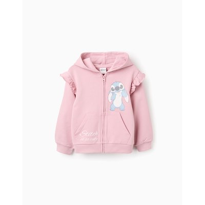Gilet en Coton avec Capuche et Volants Lilo et Stitch ZIPPY