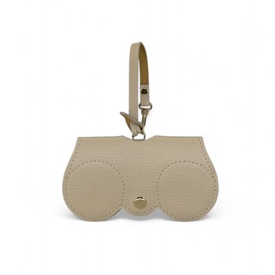 Etui à lunettes en cuir grainé PEANUT OH MY BAG