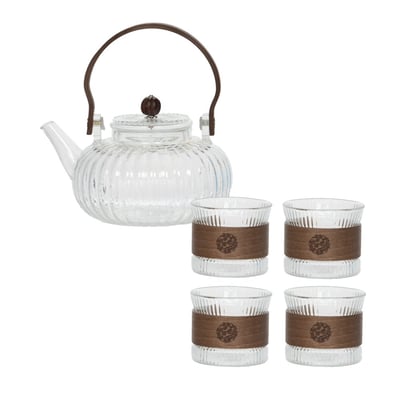 Coffret théière avec 4 gobelets   90 cl-RITUA TABLE PASSION