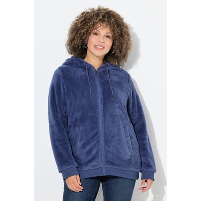 Veste à capuche en polaire bouclée ULLA POPKEN