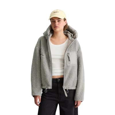 Veste en peluche coupe classique avec une capuche légèrement rembourrée MARC O’POLO DENIM