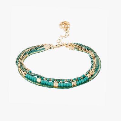 Bracelet 5 rangs perles fantaisie BALABOOSTE