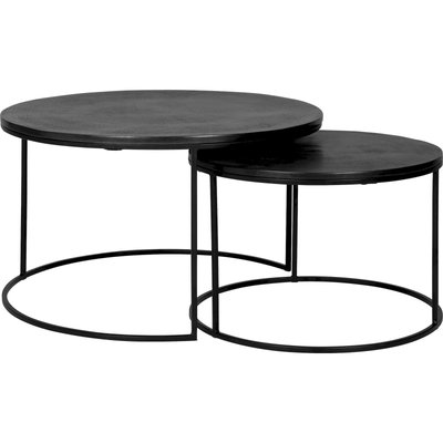 Tables gigognes aluminium rondes Bolder RECOLLECTION