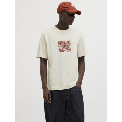 Camiseta con cuello redondo y estampado JACK & JONES