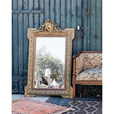 Miroir en bois Georges N°524 - Bon état DEBONGOUT