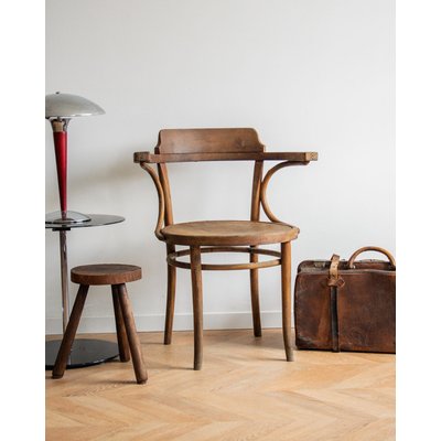 Fauteuil en bois Ernest N°517 - Bon état DEBONGOUT