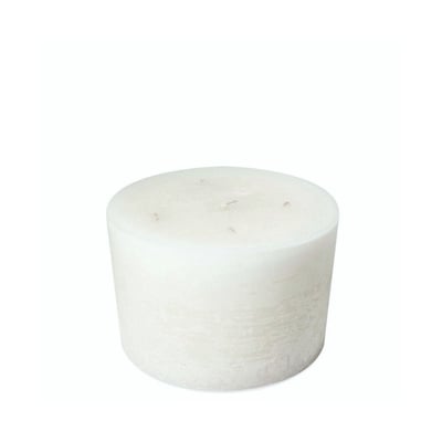 Bougie d'Intérieur Blanche 5 Mèches Diam 23 x 15 cm DEKOCANDLE BOUGIE