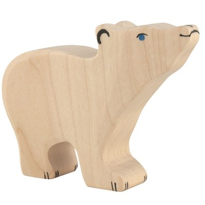 Figurine Ours polaire, petit HOLZTIGER