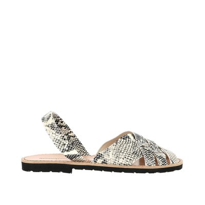 Sandales en cuir AVARCA COMPOSTELLE REPTILE MINORQUINES