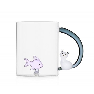 Tasse verre  Milano Tabby Cat ICHENDORF