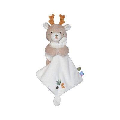 Doudou mouchoir cerf velours doux SUCRE D'ORGE