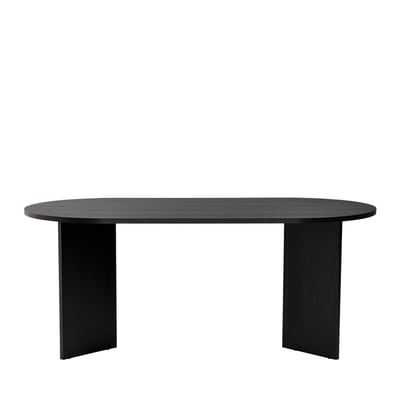 Table à manger 8 personnes ovale en bois- SAM DRAWER