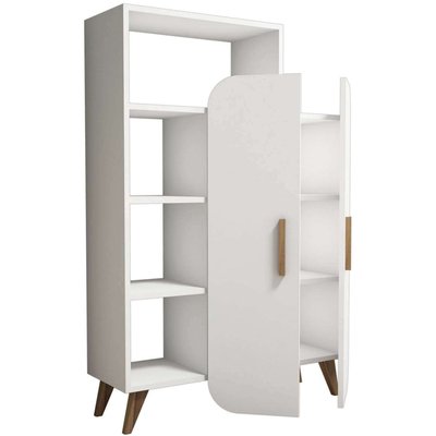 Etagère en aggloméré avec portes fermées Form HANAH HOME
