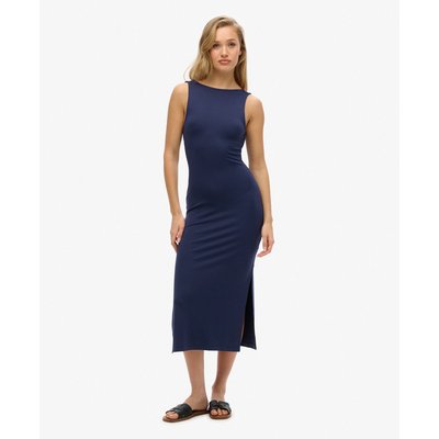 Robe mi-longue en jersey à dos torsadé SUPERDRY