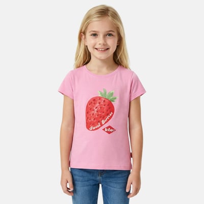 T-shirt manches courtes imprimé, col rond FLORA LEE COOPER