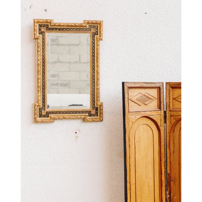 Miroir à fleurs doré Georges N°226 - Bon état DEBONGOUT