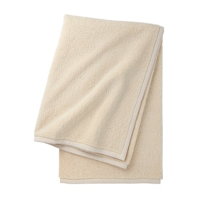 Plaid en synthétique beige, NORTE BOSS HOME