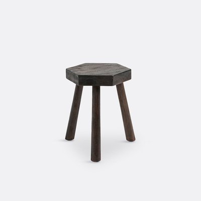 Tabouret en acajou massif, Tomati LA REDOUTE INTERIEURS