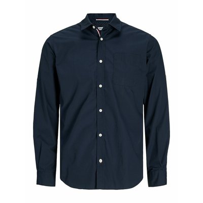 Рубашка однотонная прямая JACK & JONES