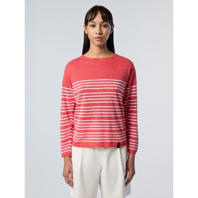 Pull col rond rayé NORTH SAILS