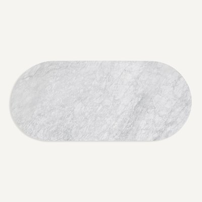 Tampo de mesa oval em mármore, L220 cm, Ovalo AM.PM