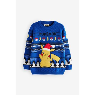 Pull à motif jacquard de noël pokemon NEXT